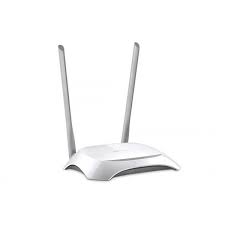 TP-Link 300Mbps Wireless N Router TL-WR840N HARDWARE FEATURES
Interface 4 10/100Mbps LAN PORTS
1 10/100Mbps WAN PORT
Button WPS/RESET Button
Antenna 2 Antennas
External Power Supply 9VDC / 0.6A
Wireless Standards IEEE 802.11n, IEEE 802.11g, IEEE 802.11b
Dimensions ( W x D x H ) 7.2 x 5.0 x 1.4in.(182 x 128 x 35 mm)
WIRELESS FEATURES
Frequency 2.4-2.4835GHz
Signal Rate 11n: Up to 300Mbps(dynamic)
11g: Up to 54Mbps(dynamic)
11b: Up to 11Mbps(dynamic)
Reception Sensitivity 270M: -68dBm@10% PER
130M: -68dBm@10% PER
108M: -68dBm@10% PER
54M: -68dBm@10% PER
11M: -85dBm@8% PER
6M: -88dBm@10% PER
1M: -90dBm@8% PER
Transmit Power CE: