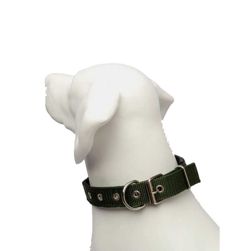 Colliers Rembourrés Réglables à Double Couche pour gros chien Un collier solide pour chien en nylon, conçu pour les animaux forts et actifs, doté d