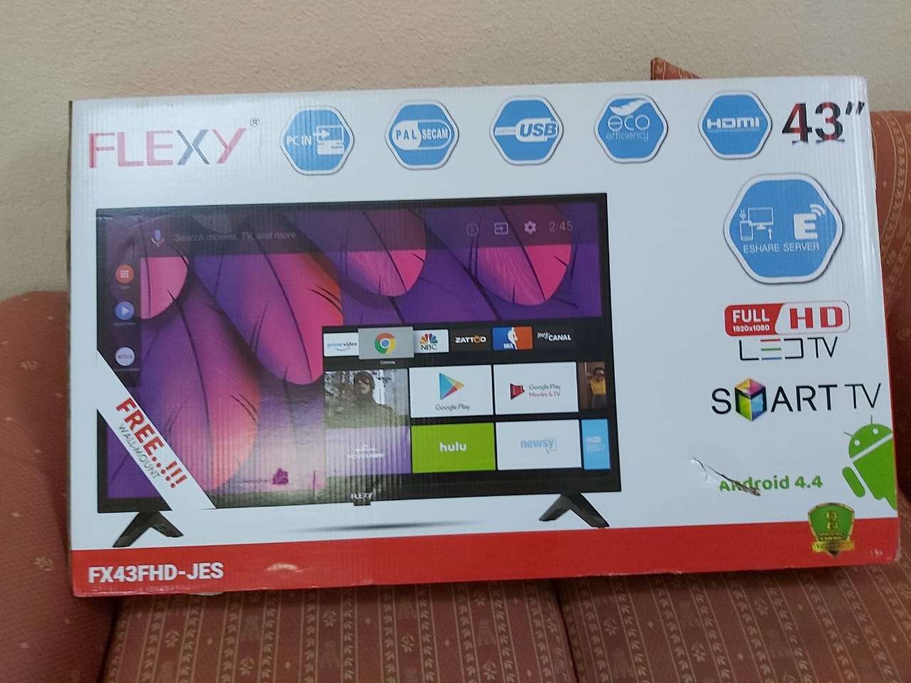 Téléviseur Flexy 43 Pouces A Vendre Nous mettons en vente ce téléviseur de marque Flexy 43 pouces.