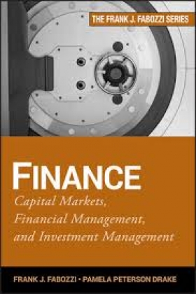 PDF(English)- Capital Markets, Financial Management, and Investment Management DESCRIPTION
FINANCE
Financial managers and investment professionals need a solid foundation in finance principles and applications in order to make the best decisions in today