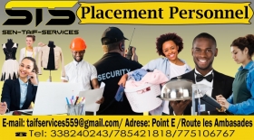 Placement de Personnels Sen Taif emploi est une agence de placement de et de recrutement de personnels qualifiés dans tous les domaines. Nous vous fournissons des services de qualités avec un suivi clientèle de A à Z. Nos profils sont répartis dans le secteur formel et le secteur informel: assistant(e), réceptionniste, secrétaire, agent marketing, commercial(e), expert comptable, informaticien(ne), chauffeur, serveur(se),femme de ménage, cuisinier(ère), technicien(ne) de surface, domestique boy, femme pour faire le linge et repassage, si vous avez besoin d’un élément pour votre domicile ou entreprise, n’hésitez pas à nous contacter sur nos numéros de services.
