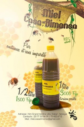Miel casa Nous vendons un miel pur de la casamance à 3000f le litre aux parcelles assainies école dior 