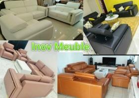 Salons en croute cuir neufs Salons en croute cuir de 7 places à 1.400.000 disponibles à Inov Meuble
livraison OFFERTE dans la ville de Dakar
N