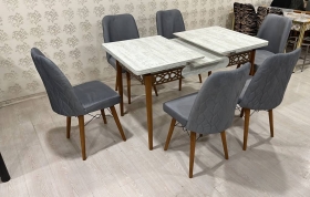 Table extensible + 6 chaises  A partir de 250 000Fcfa offrez-vous une magnifique table extensible + 6 chaises au design chic chez inovmeuble afin de sublimer votre salle à manger et faire le bonheur de toute la famille.

Le prix varie en fonction des dimensions et de la marque 

Possibilité de livraison  dans la ville de Dakar