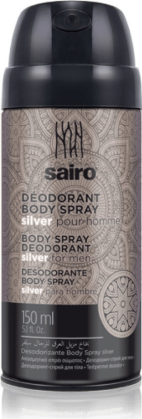 Déodorant Body Spray Silver :sairo Men 150ml