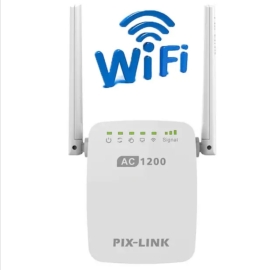 Repetiteur-Expander wifi Pix link 1200 Mbps  Fini les zones d