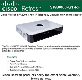 Passerelle Cisco VoIP 8 ports FXS