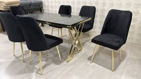 Table extensible + 6 chaises 
