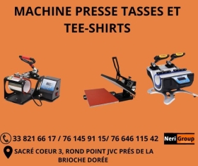 MACHINES DE PRESSE TASSES ET TEE-SHIRTS 02  Vous recherchez des machines de presse tee-shirts et de presse tasses, NERI GROUP  met à votre disposition des machines d