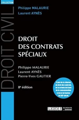 PDF - Droit des contrats spéciaux - Philippe Malaurie, Laurent Aynès, Pierre-Yves Gautier RÉSUMÉ
Le droit français a encore connu, depuis la précédente édition, un foisonnement de réformes textuelles, principalement en 2016, à commencer par l