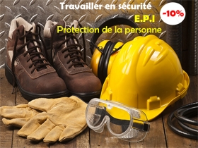 équipements de protection(casques,masques,chaussures,blouses,gants...)