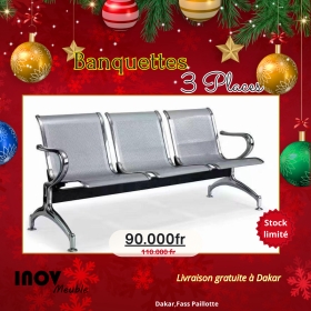 Banquettes promo noel11 SÉPCIALE PROMO NOEL

Du 02 au 25 Décembre 2024, profitez de la promotion Noel avec nos Banquettes de bureau importées en fer forgé, de 3, 4 et 5 places disponibles à des prix abordables.

Matériel neuf et importé disponible en magasin à partir de 90.000fr et le prix varie selon le nombre de place.

Possibilité de Livraison + Montage OFFERT dans la ville de Dakar.

Contactez-nous pour plus d