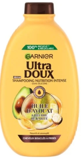 Shampoing garnier Nutrition Cheveux Très Secs Avocat Karité ULTRA DOUX 400ml