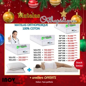 Matelas Orthopédique promo noel24 SÉPCIALE PROMO NOEL

Du 02 au 25 Décembre 2024, profitez de la promotion Noel avec nos matelas céleste Importés d