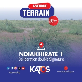 Terrain vendre à Ndiakhirate Nos parcelles sont situées à Ndiakhirate à proximité de la cité gendarmerie
Nature juridique: Délibération double signature, bail en cours