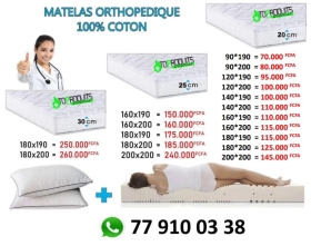 Matelas orthopédique S27 Des Matelas ORTHOPÉDIQUES de marque Céleste, neufs de 1ère, qualité supérieure et importés d