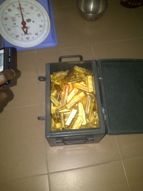 Nous vendons une quantité de lingot d'or