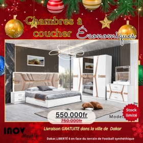 Chambres à coucher promo déc31 SPÉCIALE PROMO NOEL

Hey ! On prolonge la promo !! Alors, profitez en pour acheter nos chambres à coucher à des prix abordables.

Matériel neuf et importés disponible en magasin à partir de 550.000fr et le prix varie selon le modèle.

Livraison + Montage GRATUITS dans la ville de Dakar.

Contactez-nous pour plus d