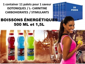 Importer  Boissons SOFT DRINKS Pas chers - 1 container 11 palet