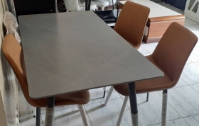 Table à manger en marbre Table à manger en marbre 4 chaises