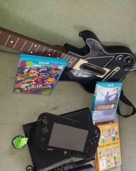  Wii u + jeux + guitar hero