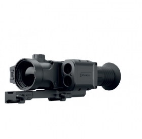 PULSAR TRAIL LRF XQ50 THERMAL RIFLESCOPE PL76518 - (Indo Optics) Specifications
Color:	Black
Objective Lens Diameter:	42 mm
Sensor Resolution:	384x288 pixels
Refresh Rate:	50 Hz
Eye Relief:	2 in
Field of View, Linear:	39.3 - 29.4 ft at 100 yds
Minimum Focus Distance:	16 ft
Range of Detection:	2000 yds
Battery Type:	18650
Battery Life:	8 Hours
Operating Temperature:	-13 - 122 Fahrenheit
Length:	11.22 in
Width:	4.01 in
Height:	2.99 in
Frame Rate:	50 Hz
MPN	PL76518
UPC	812495025266
