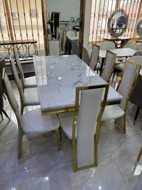 Tables à Manger 6/8 Places TT45 Des tables à manger de 6 et 8 places disponibles en plusieurs modèles et différentes couleurs.

À partir de 300.000fr. Le prix varie selon les modèles et le nombre de chaises.

Livraison GRATUITE + Montage OFFERT dans la ville de Dakar.

Contactez nous pour plus d