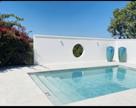 Carreaux piscine blanche italien  Carreaux piscine blanche en porcelain italien 