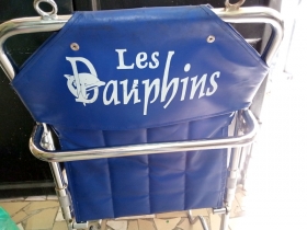 Chaise portoir pliable - Les Dauphins 
