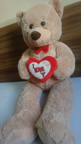 Peluche Ours Géante I Love You