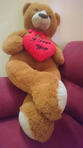 Peluche Ours géante I Love You