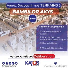 KATOS CONSULTING EST UNE ENTREPRISE IMMOBILIERE LEADER DANS LE SECTEUR DU BTP AU SENEGAL nous vous proposons des sites à vendre: ce sont des zones déjà habitées, bien loti, viabilisées, électrifiées, non inondables et des prix très abordables et intéressants.
Alors, prenez contact avec nous pour une visite de terrains guidées avant l