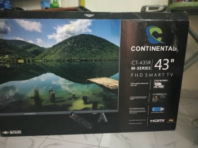 Smart tv de marque continental ( tv android ) television android de marque continental led legere a un prix tres abordable quasi neuf 