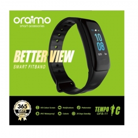 Bracelet oraimo tempo ofb 11 Oraimo Tempo C OFB-11 Fitness Tracker Moniteur de sommeil étanche et alarmes Smart Bracelet Bluetooth bracelet de fitness Rappel d
