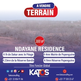 Terrain à Ndayane Residence