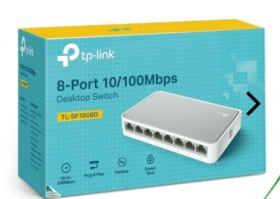 Switch de bureau 8 ports 10/100 Mbps TP-LINK TL-SF1008D