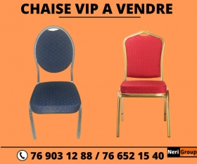 CHAISES VIP BLEUES ET ROUGE  A VENDRE NOUVEL ARRIVAGE

Vous avez besoin des chaises VIP pour vos services de location !!!, ET BIEN !!! NERI GROUP met à votre disposition des chaises bleues VIP de qualité 1ère et 2ème. 
Avec la rareté des chaises VIP à Dakar, au Sénégal, veuillez vite vous en saisir avant la Rupture de stock!!

-Chaises VIP 1ère qualité : 22.500 f ;
-Chaises VIP 2ème qualité : 13.500 f ;

GARANTIE!!!
POUR UN NOMBRE IMPORTANT, VEUILLEZ DEMANDER UN DEVIS!!!

