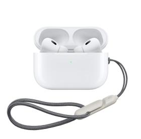 AirPods Pro 2 Caractéristiques :
• Mode Transparence: Restez conscient de votre environnement tout en écoutant de la musique grâce au mode Transparence qui permet aux sons extérieurs de passer.
• Qualité sonore améliorée : Les AirPods Pro 2 sont équipés de haut-parleurs et de drivers améliorés pour des basses plus profondes et des aigus plus clairs.
Adaptation personnalisée: Les embouts en silicone, disponibles en trois tailles différentes, offrent un ajustement confortable et sécurisé tout en optimisant la qualité sonore.
• Puces H2 : Équipés des nouvelles puces H2 d