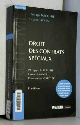 PDF - Droit des contrats spéciaux - Philippe Malaurie, Laurent Aynès, Pierre-Yves Gautier RÉSUMÉ
Le droit français a encore connu, depuis la précédente édition, un foisonnement de réformes textuelles, principalement en 2016, à commencer par l