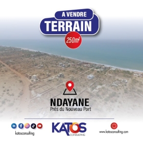 KATOS CONSULTING EST UNE ENTREPRISE IMMOBILIERE LEADER DANS LE SECTEUR DU BTP AU SENEGAL site: ndayane extension
superficie:300m2
nature juridique: titre foncier global
prix: 7millions