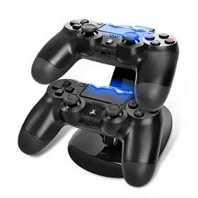 DOCK CHARGEUR DOUBLE MANETTE PS4