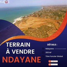 Terrain à vendre à Ndayane 