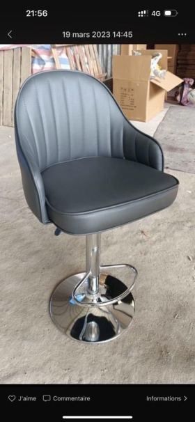 Chaise de coiffure Chic chaise de coiffure disponible a un prix imbattable.

Les prix varient en fonction des modèles  .

Livraison possible et montage gratuit dans la ville de Dakar .

Contact : 78 120 29 86 

N