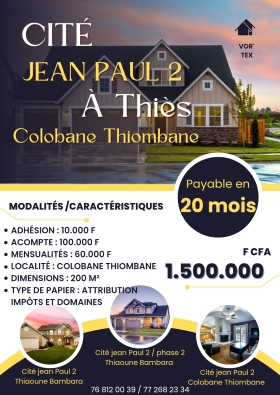 Terrain Cité Jean Paul 2
