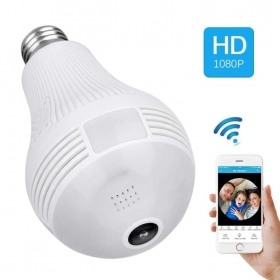 Ampoule caméra Ampoule Camera de Surveillance IP WiFi HD 960P - Vision Nocturne - Détection de Mouvement
Ampoule 2 en 1 pour l