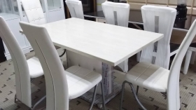 Table à manger Table à manger 6 places,en marbre
