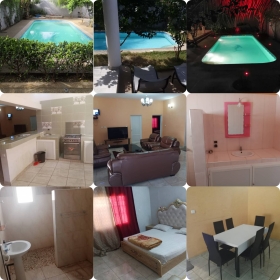 Appartement Meublé à louer à Saly Appartement à louer à Saly Mbambara
Zone calme
Accès facile
Composé de:
3 chambres
Salon
Piscine
Wifi disponible
Bon pour vos vacances et vos weekends en famille
Prix: 90 000fr la nuitée soit  137 euros la nuitée
