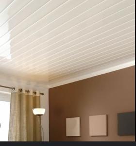 Faux plafond en lambris pvc 