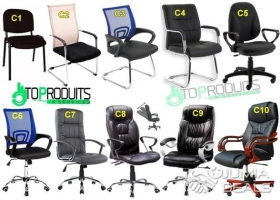 Chaises / Fauteuils de Bureau Des chaises et fauteuils de bureau ergonomiques disponibles. Fauteuils directeur, Chaises assistants, Fauteuils staff...disponibles en plusieurs modèles et différentes couleurs.

À partir de 35.000fr !!!!

Contactez nous pour plus d