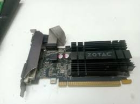 Nvidia GeForce Gt 710 2GB Zotac Carte graphique NVIDIA GeForce GT 710 2gb qui fonctionne parfaitement avec plusieurs jeux vidéos et logiciels.